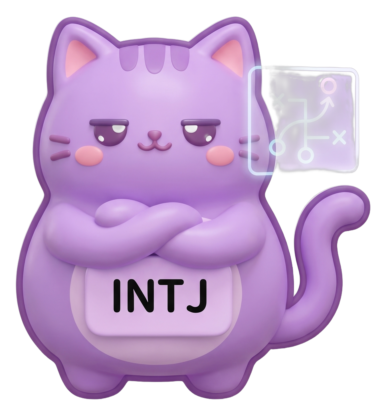 INTJ 고양이 캐릭터